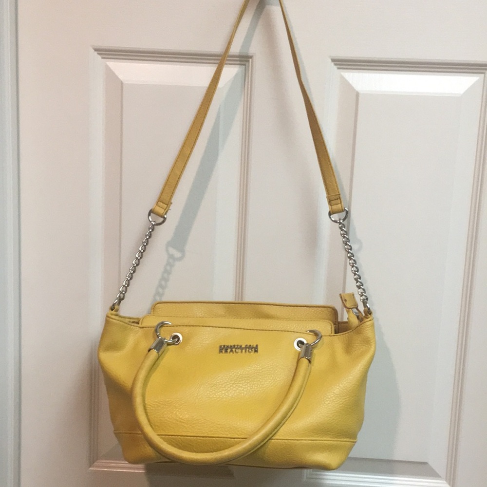 Kenneth Cole Reaction Yellow Tote Bag - Picture 9 of 12